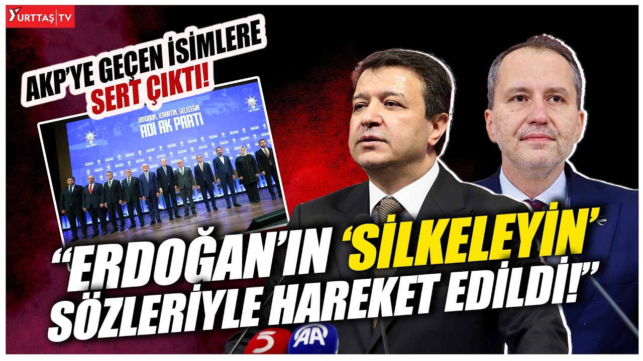 Mahmut Arıkan'dan Fatih Erbakan'a ziyaret! YRP Lideri AKP'ye geçen isimlere sert çıktı!