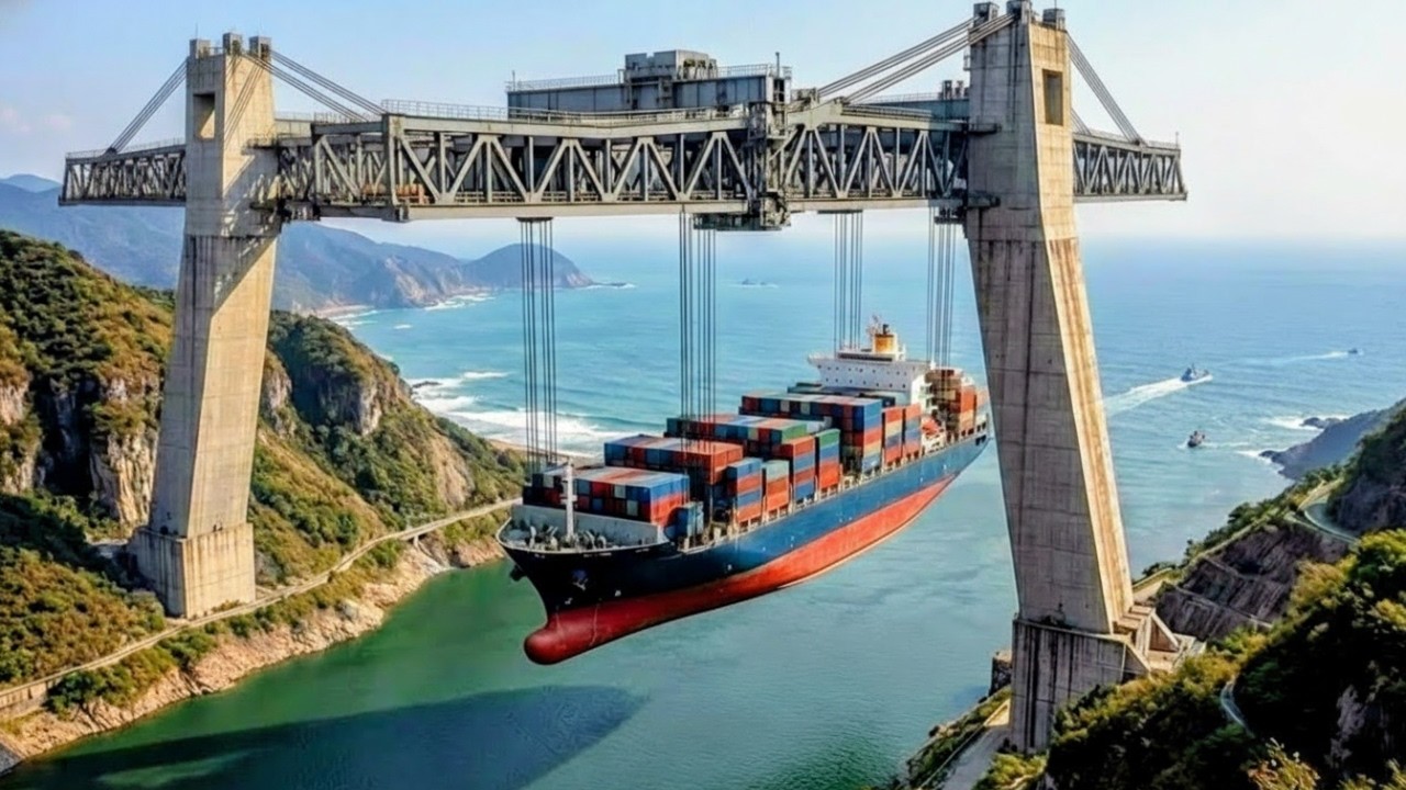 🤯 Ships That Climb Mountains?! 🚢🏔️ Inside China’s Insane “River in the Sky” Engineering Marvel 🇨🇳