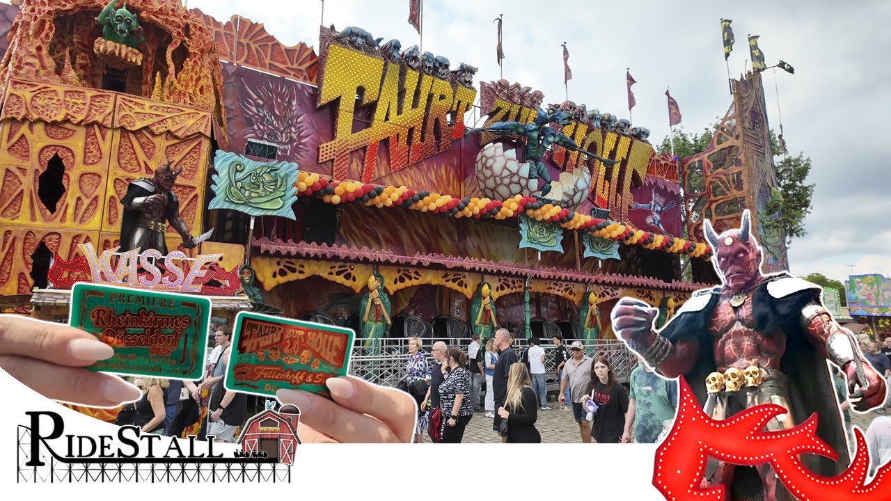 Fahrt zur Hölle 2.0 (Fellerhoff) - Geisterbahn Premiere - Rheinkirmes Düsseldorf 2025 | POV Onride