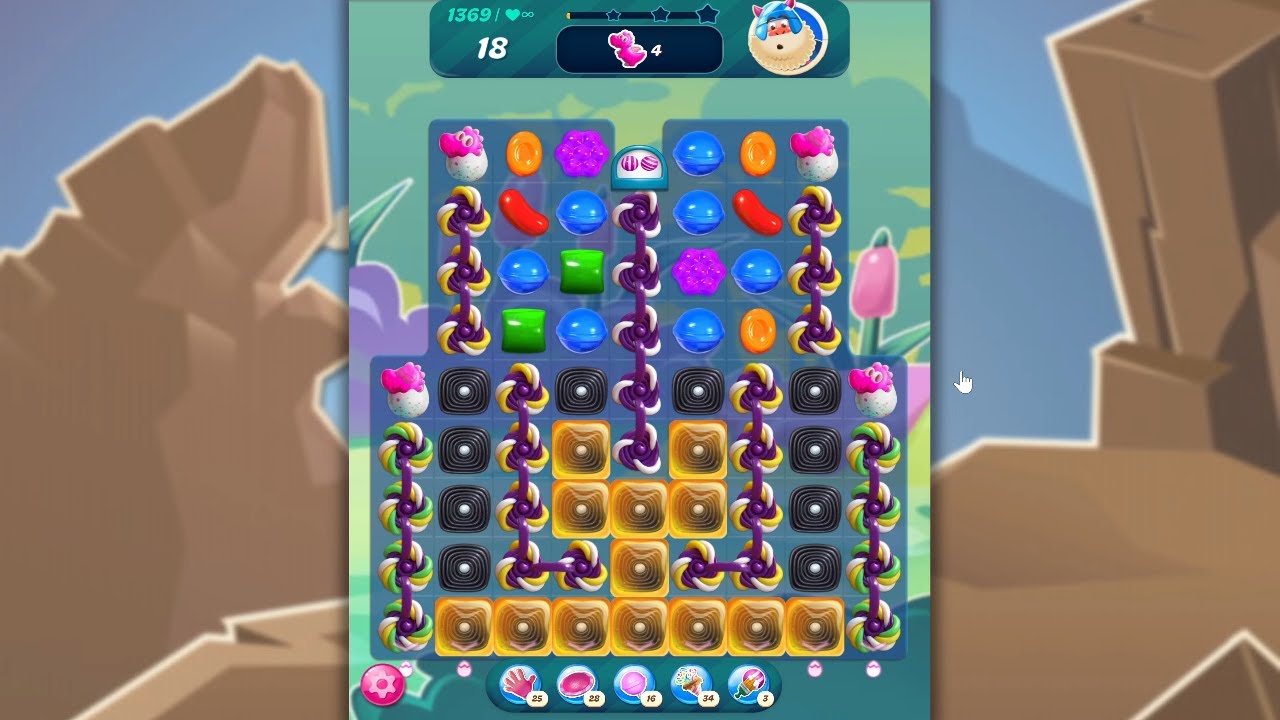 Candy Crush Saga LEVEL 1369 NO BOOSTERS (new version)🐟☑️