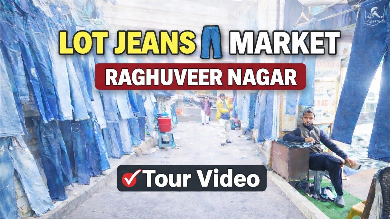 Raghuveer nagar Lot Jen's market, Tour Video Visit multiple Shop 