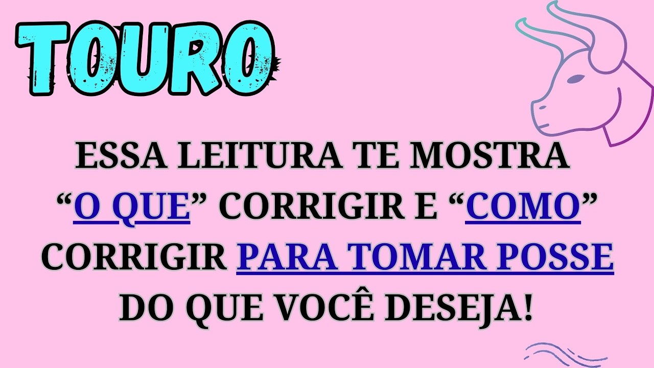 ♉ Touro: Deus quer te entregar estabilidade, mas falta confiar em si 🙏💰