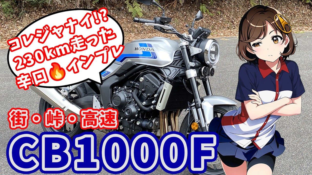 期待外れ!? ホンダ CB1000F  230km１日 インプレ・レビュー！HONDA GO レンタルバイク