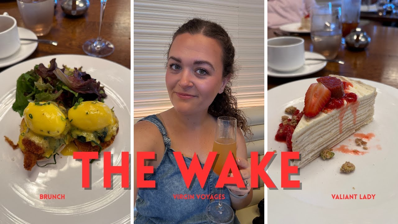 Бранч в ресторане The Wake на круизном лайнере Valiant Lady компании Virgin Voyages.