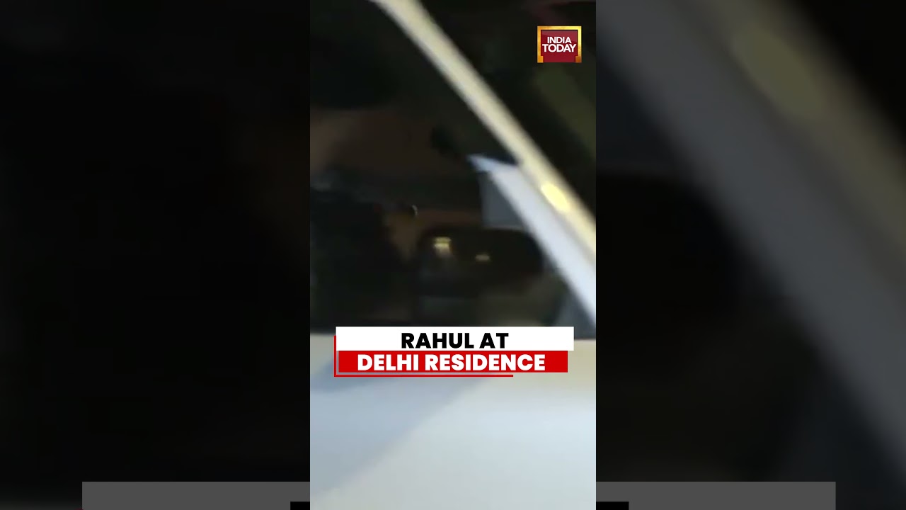 Rahul Gandhi Returns to Delhi Residence After Rajasthan Visit | Congress Leader Back in Capital