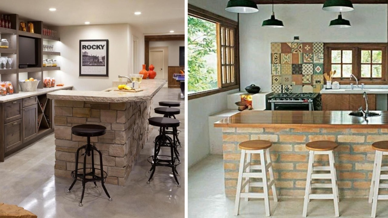 +547 iDEAS de BARRAS DE COCINA con una propuesta elegante y sutil para decorar este espacio acogedor