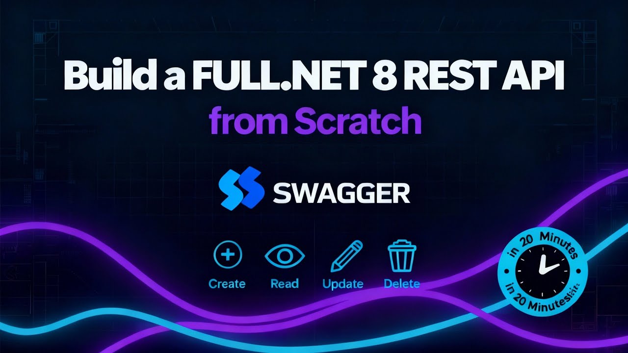 Build a FULL .NET 8 REST API from Scratch (CRUD + Swagger in 20 Minutes)