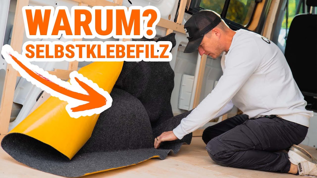 Camper Ausbau Anleitung: Selbstklebefilz richtig verarbeiten | Adventure Truck 🚐🛠️