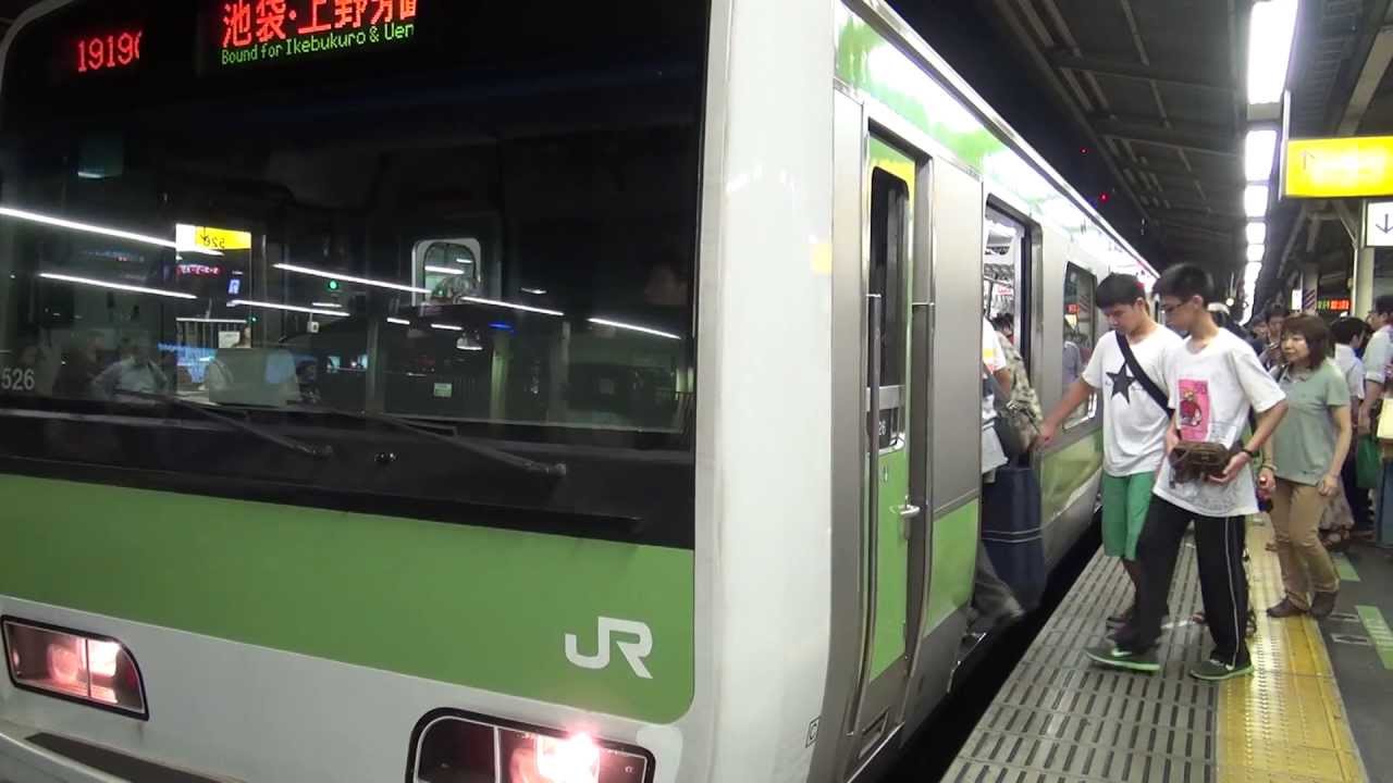 【通勤ラッシュ】平日夜の新宿駅 　〜山手線ホーム〜