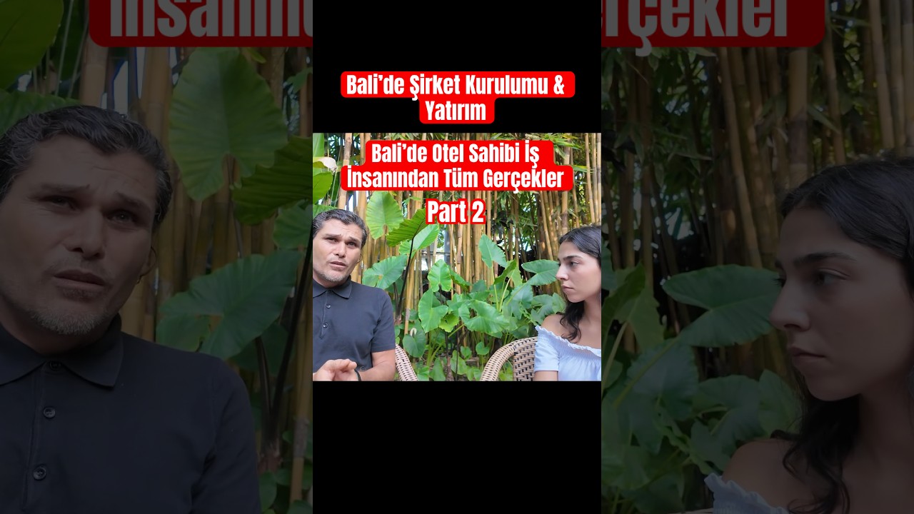 Bali&rsquo;de iş piyasası, yatırımlar ve diğer her şey #yatırım #yurtdışında&ccedil;alışmak #bali
