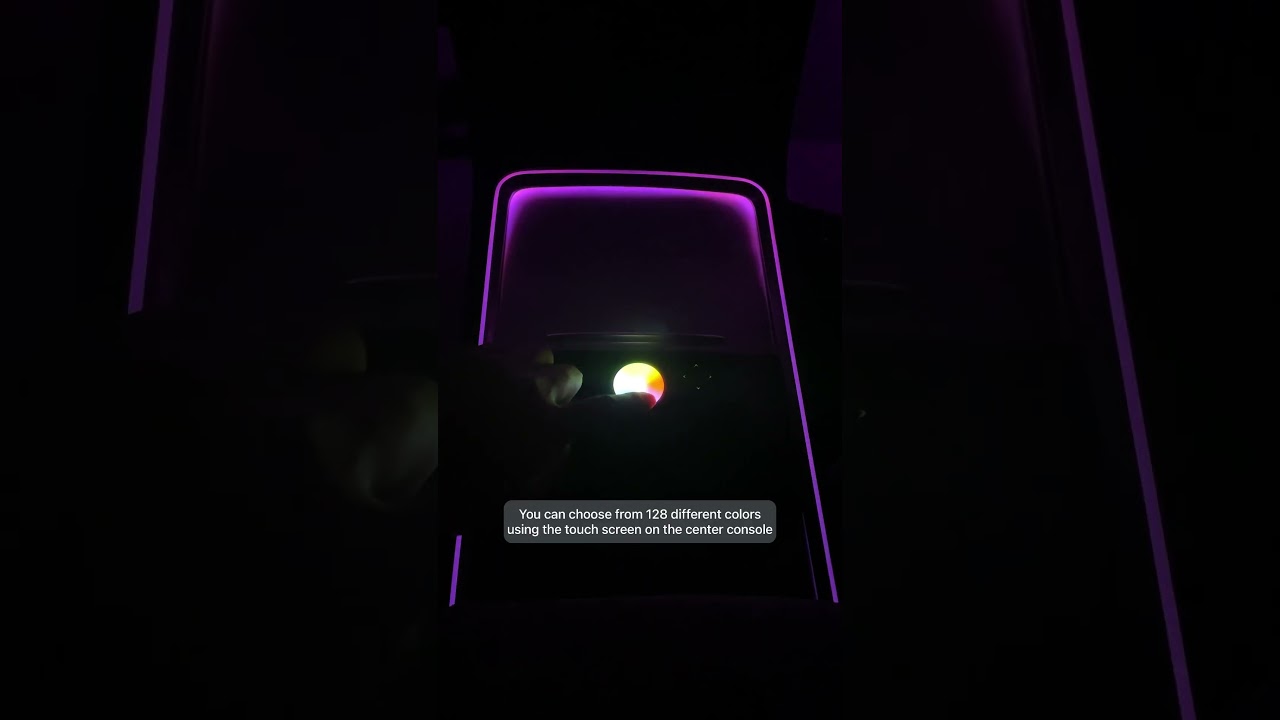 Best Ambient Lighting Kit for Tesla Model 3 or Y 