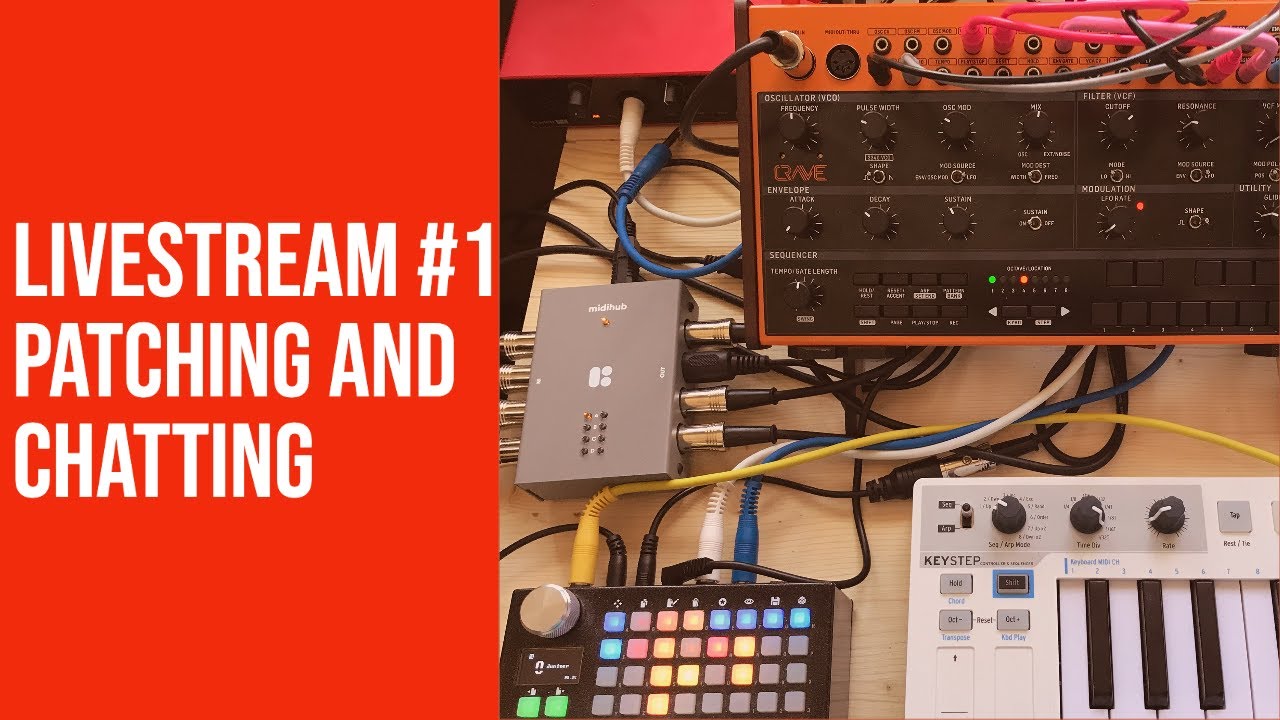 SynthDad Patch and Chat #1 - Patching the Behringer Crave, 0-Coast, Blokas MIDIHub
