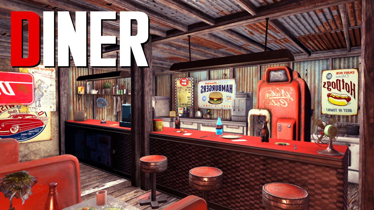 Fallout 4 Settlement Build: Diner