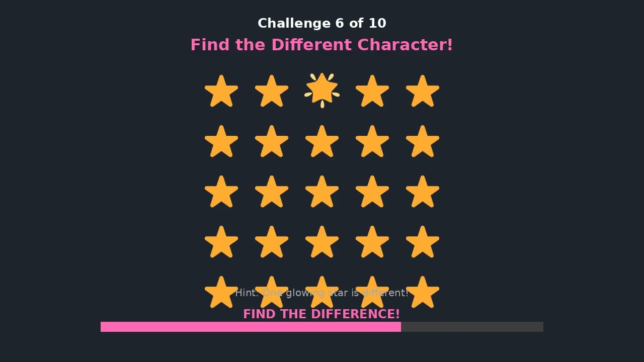 Daily Quiz Quest - Spot the Difference | Find the Odd Character!