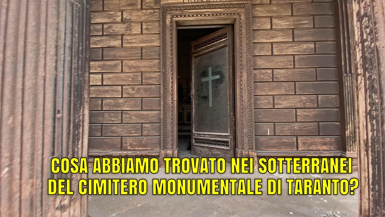 SCENDIAMO NEI SOTTERRANEI DEL CIMITERO MONUMENTALE DI TARANTO!