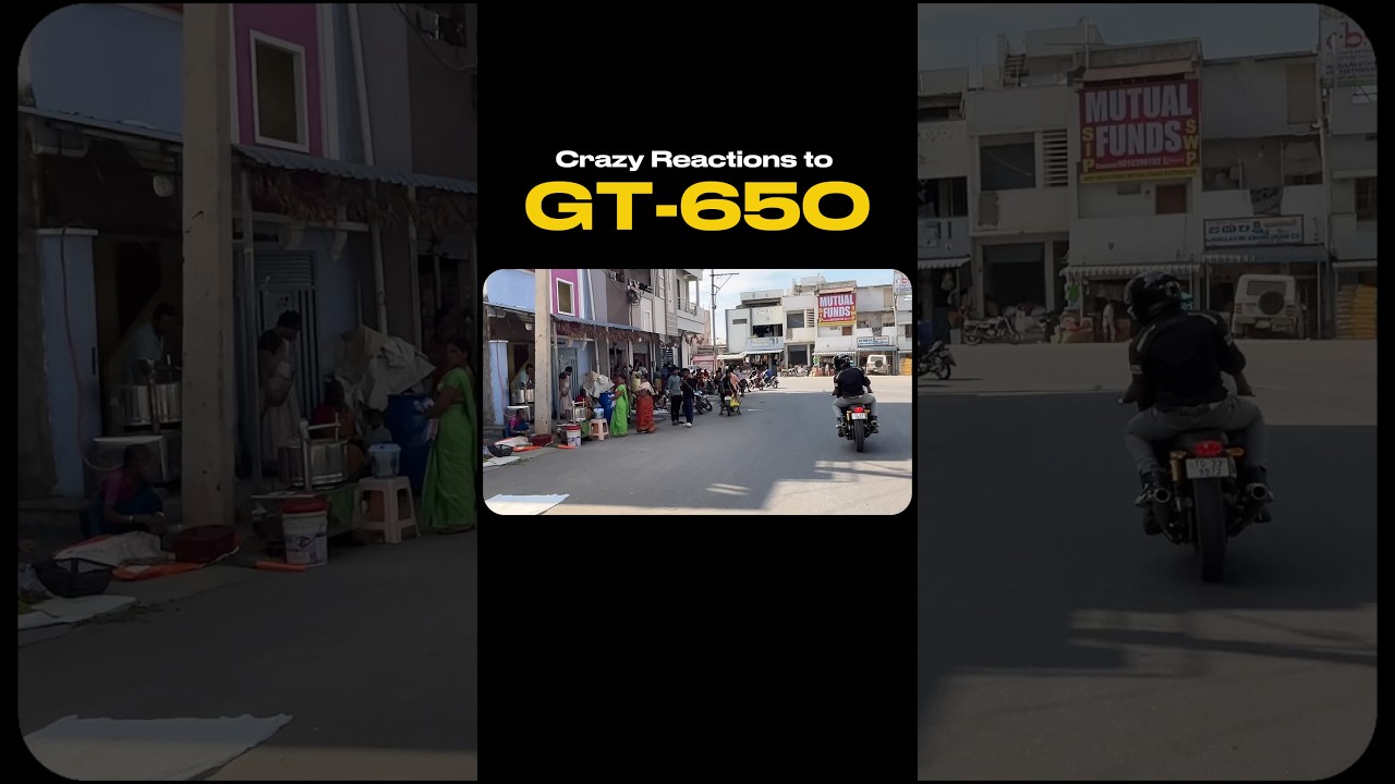 Crazy Reactions to GT-650😱 