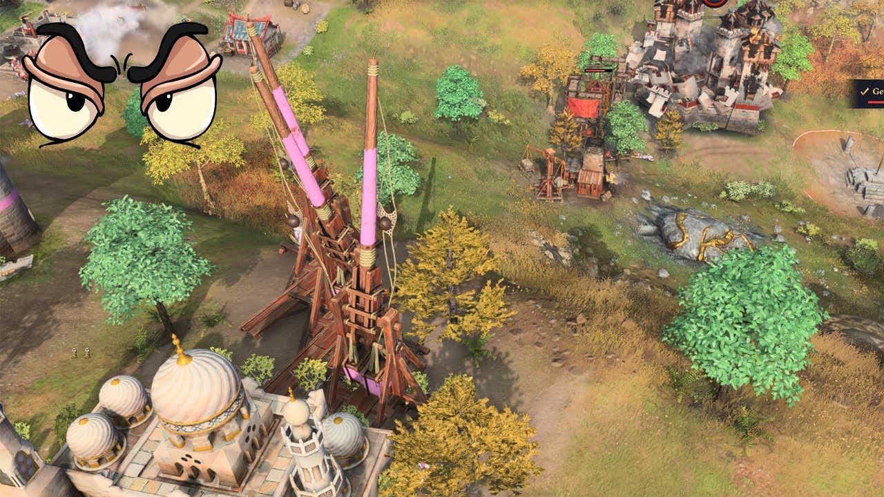 Age of Empires 4 - Belagerung vom Berg aus