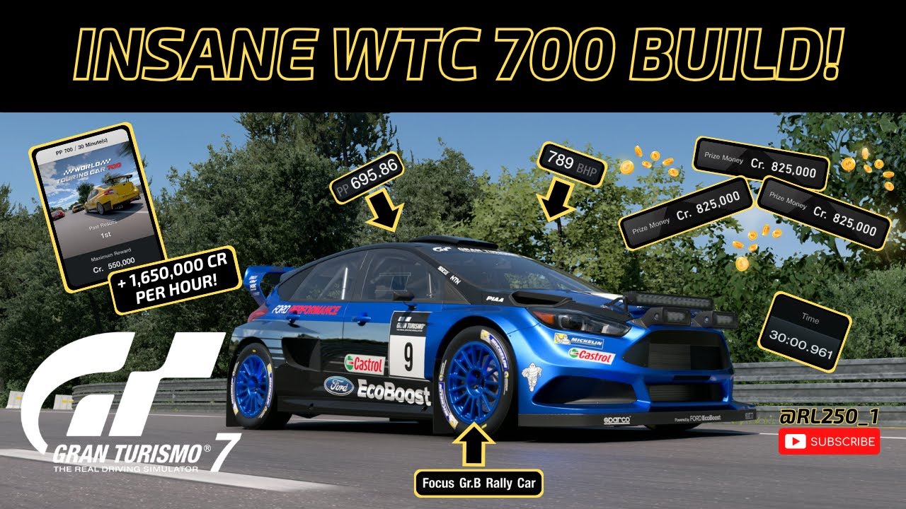 INSANE Build For GT7 Le Mans WTC 700 To Earn MEGA Credits Today