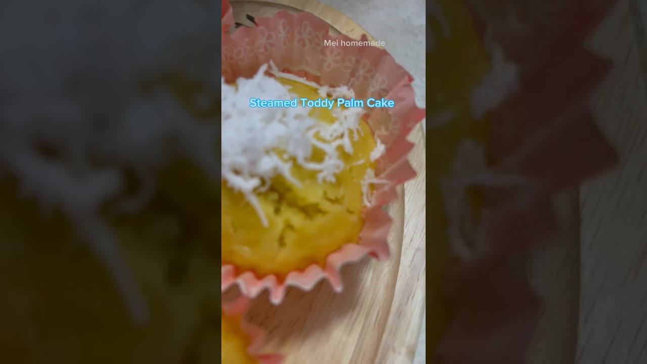Toddy Palm cake #steamed #toddy #palm #cake #khmerfood  #shorts #sweet #dessert
