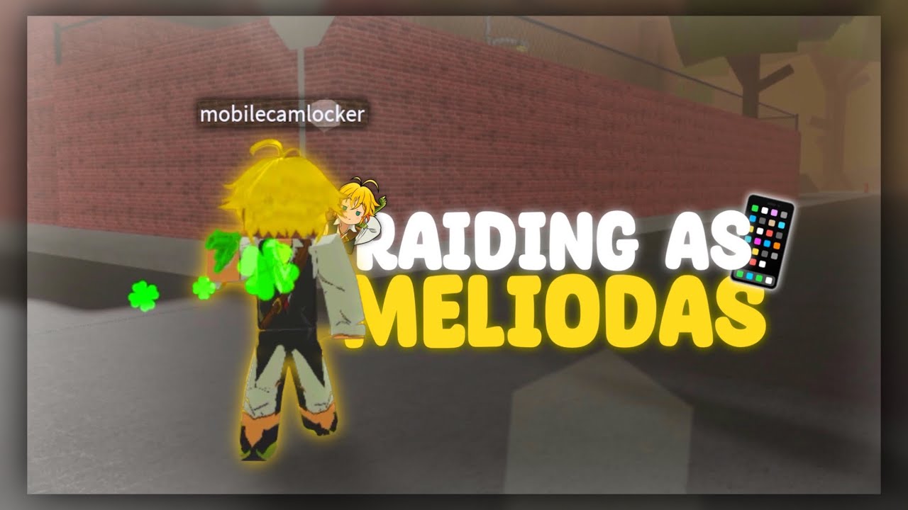 Raiding As MELIODAS on Da Hood 📱🗡️
