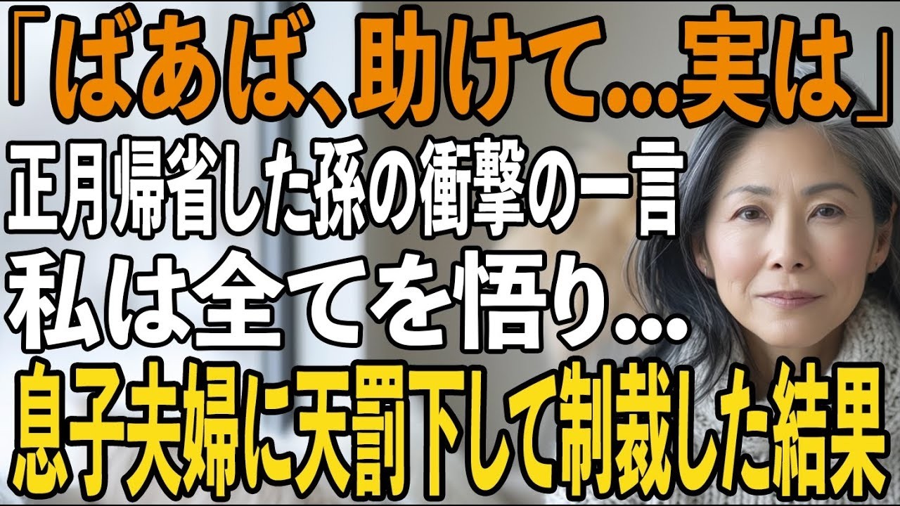 ボロボロの孫が真冬にサンダルで我が家へ→孫「実は…」私は息子夫婦を徹底的に制裁することを決意した【シニアライフ】【60代以上の方へ】