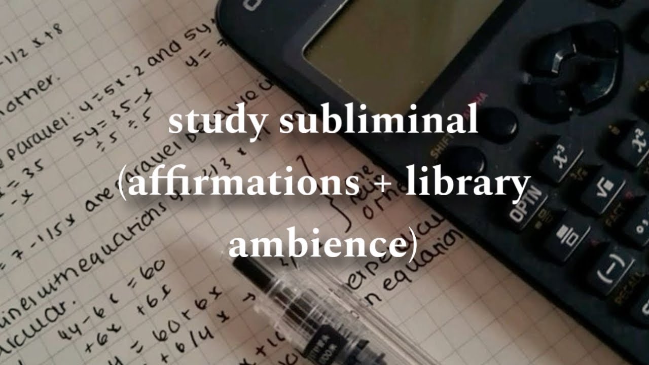 📚| i love getting 100% on every test and assignment! (study subliminal + library ambience)