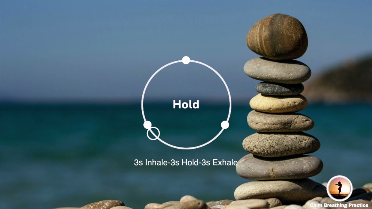 [No Bells] Calm Breathing for Anxiety Relief | Water Sound | BREATHE BUBBLE (10 mins)