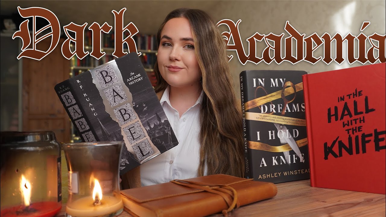 i read dark academia books for a week + found a new fave book?📖🕯️