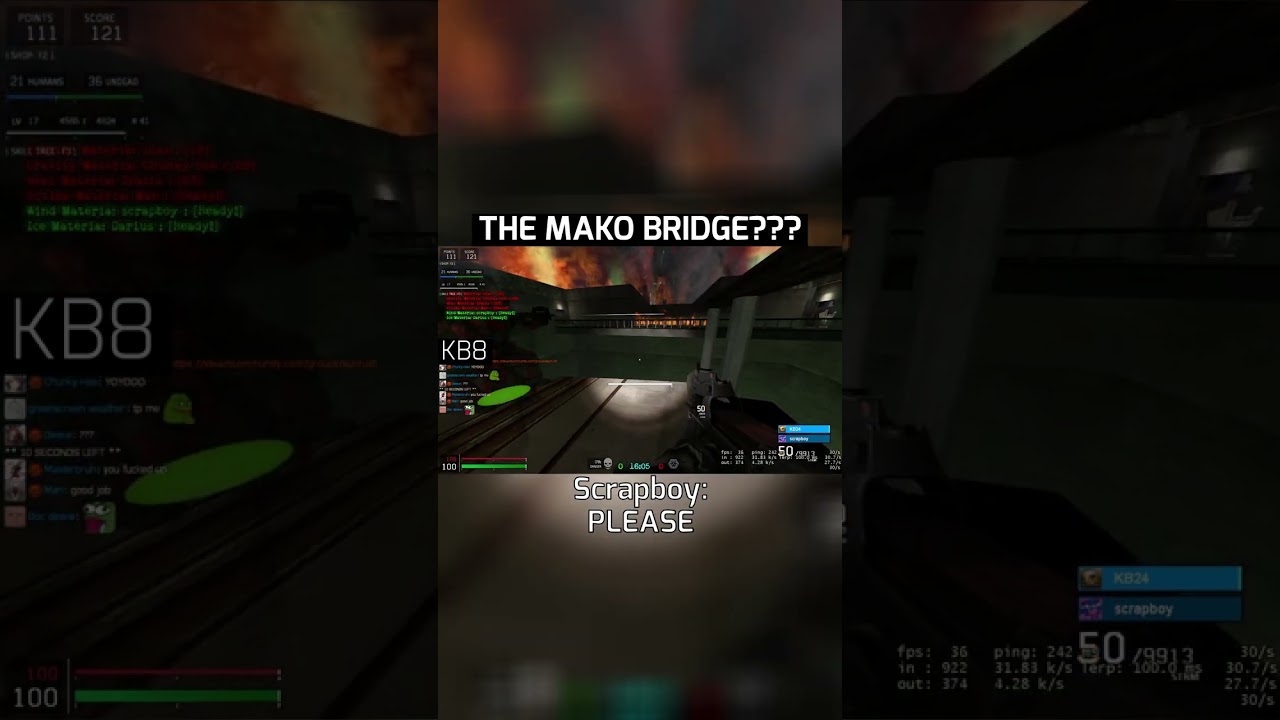 The Mako Bridge Breaks on Garry's Mod (Gmod) Zombie Escape #sunrust