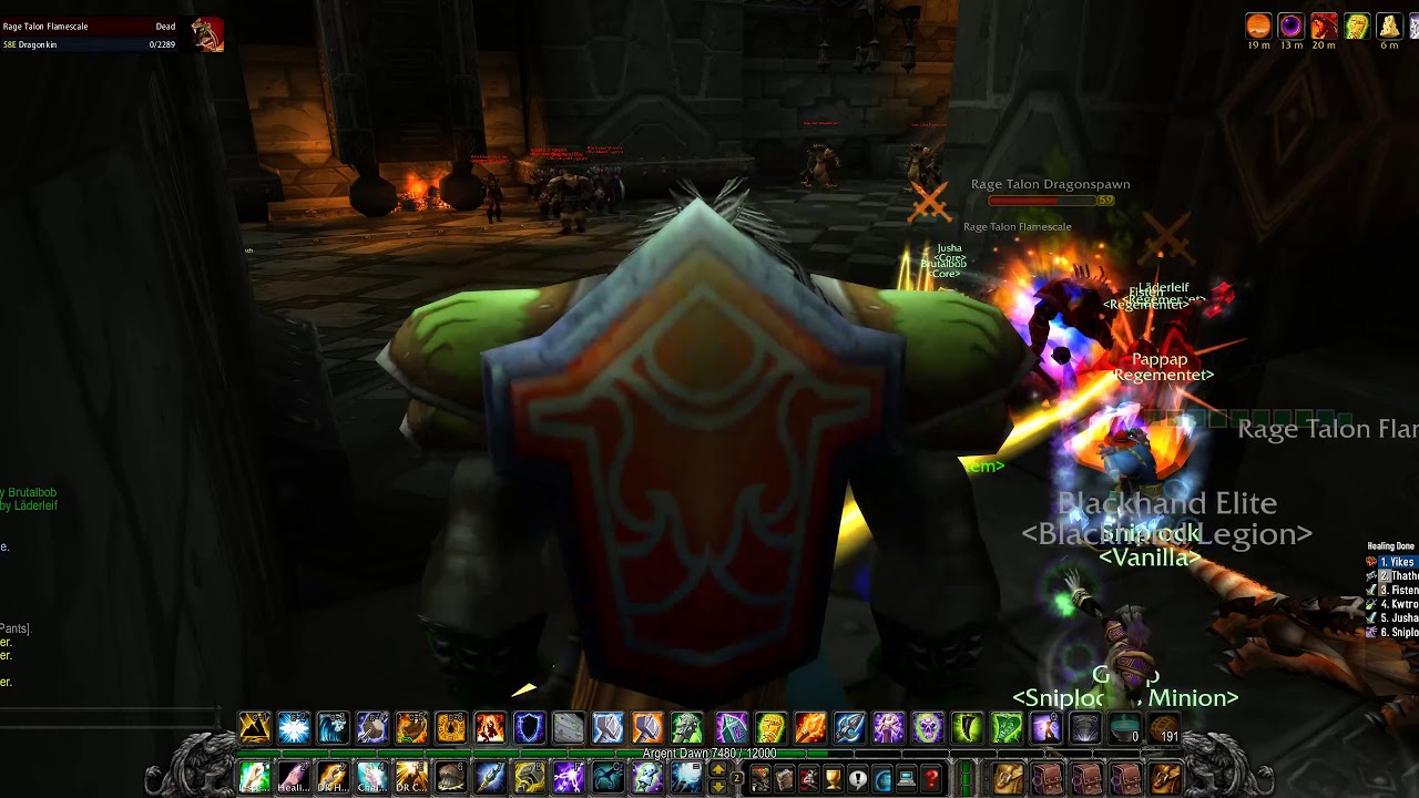 WoW Classic - Resto Shaman PoV - UBRS
