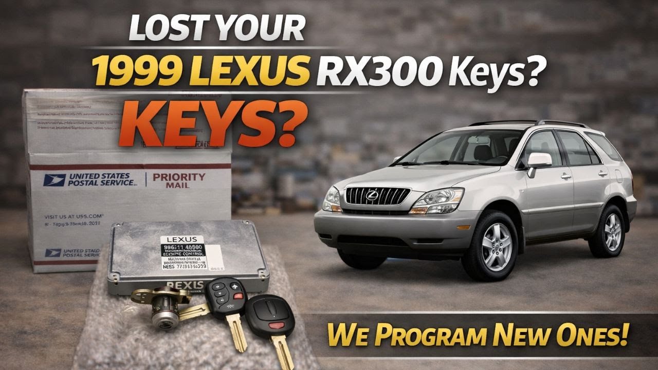 🇺🇸 Lost Your 1999 Lexus RX300 Keys? We Program New Ones!