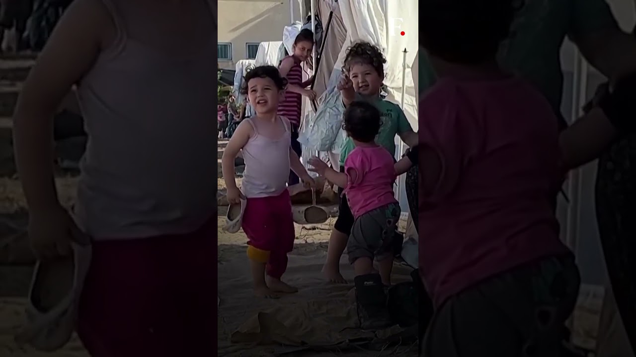 Displaced Palestinians Take Refuge in Southern Gaza | Subscribe to Firstpost