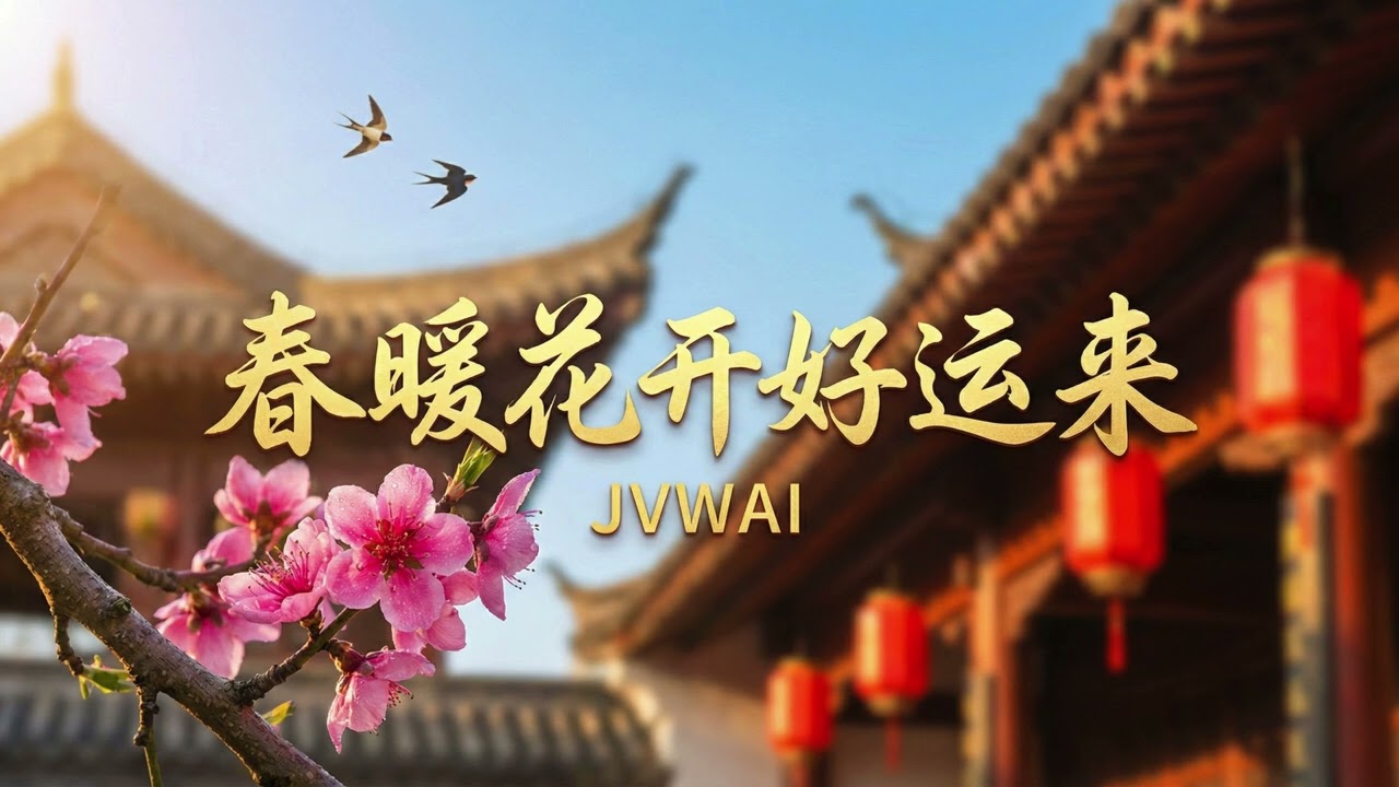 2026新年歌 | JVWAI - 春暖花开好运来 v2  [Official Audio] 🌸 最暖心的民谣贺岁曲！听见花开的声音 (Modern Folk CNY)