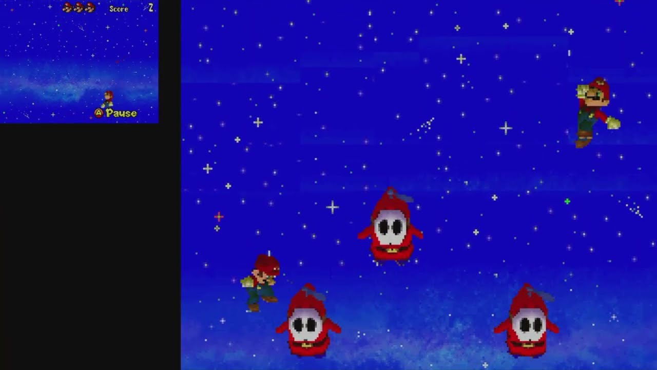 New Super Mario Bros. Minispiele - Mario und die Fly Guys
