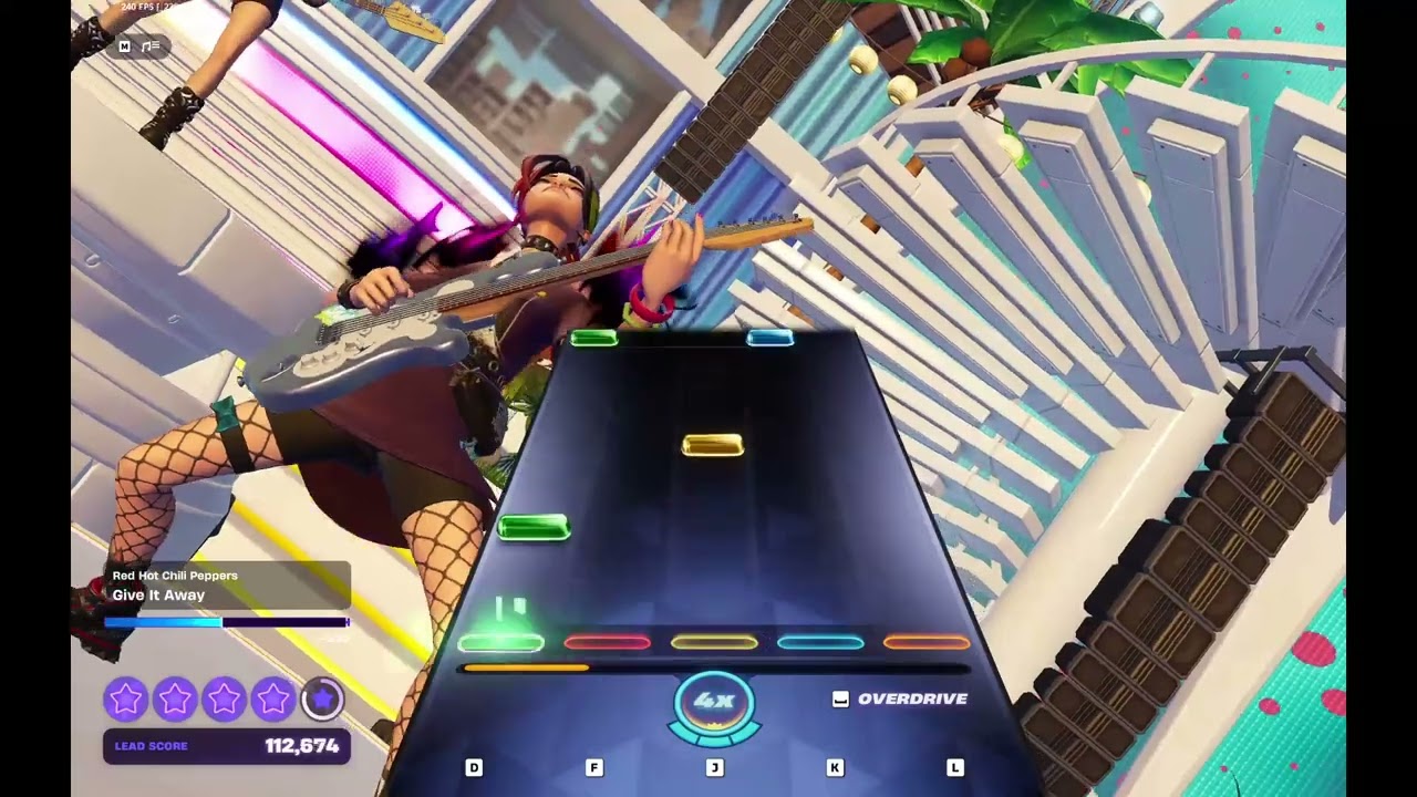 Red Hot Chili Peppers - Give It Away | Expert Lead 100% FC | Fortnite Festival | K&M