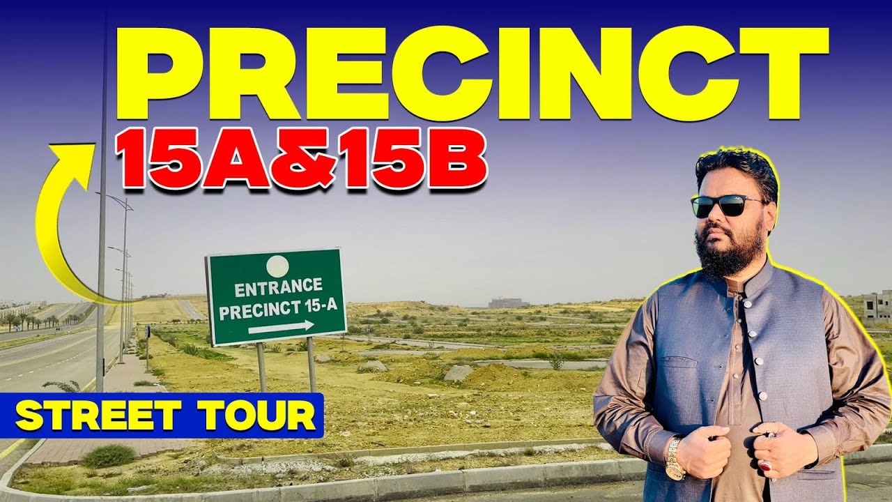 Precinct 15A, 15B Latest Street Tour| Current Prices Of 125 Sq Yard Plots| Bahria Town Karachi