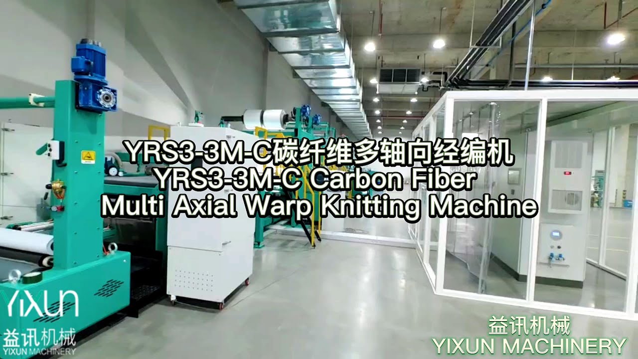 YRS3-3M-C | Carbon Fiber Multi Axial Warp Knitting Machine | COP | MAX 5 | Off-line and On-line Mode