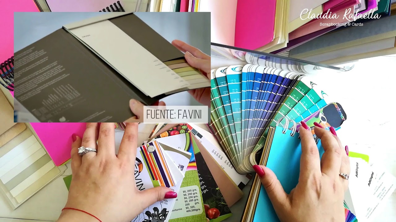 Curso Scrapbook para PRINCIPIANTES 📝💕 | Tipos de papeles - Claudia Rafaella