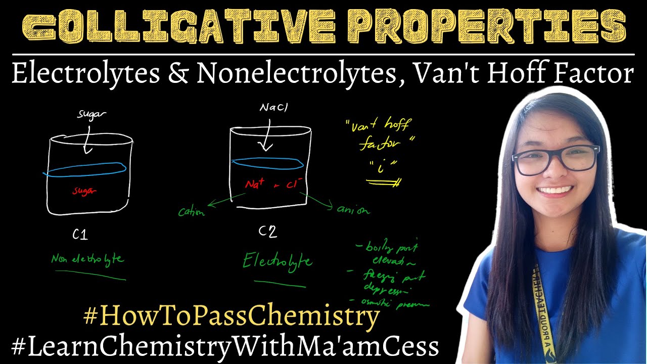 Colligative Properties | Learn Chemistry with Ma'am Cess