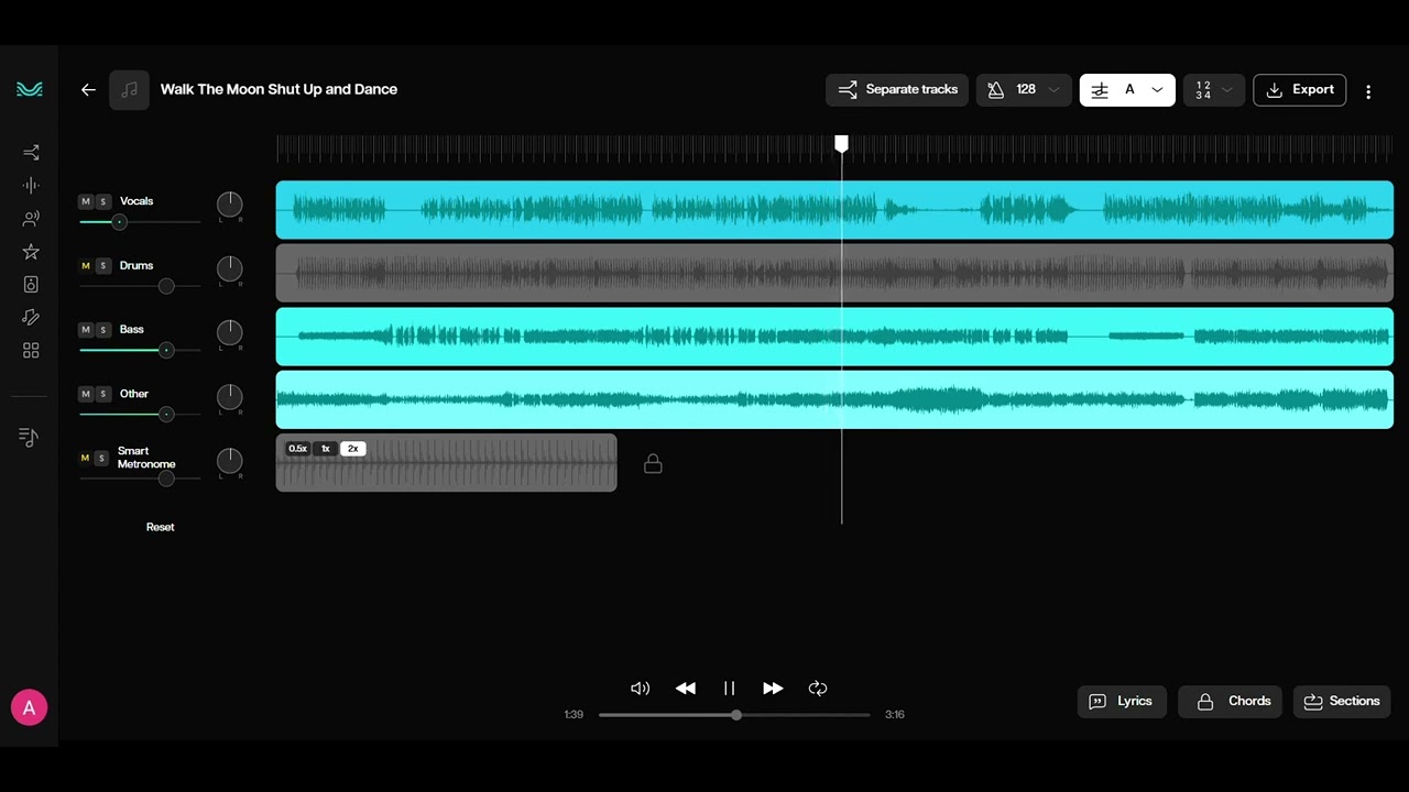 (Backing Tracks for Drums) Walk The Moon | Shut Up and Dance