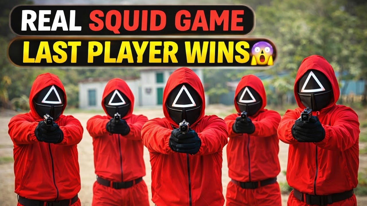 Real Squid Game Challenge 😱 | Last Player Wins 🔥