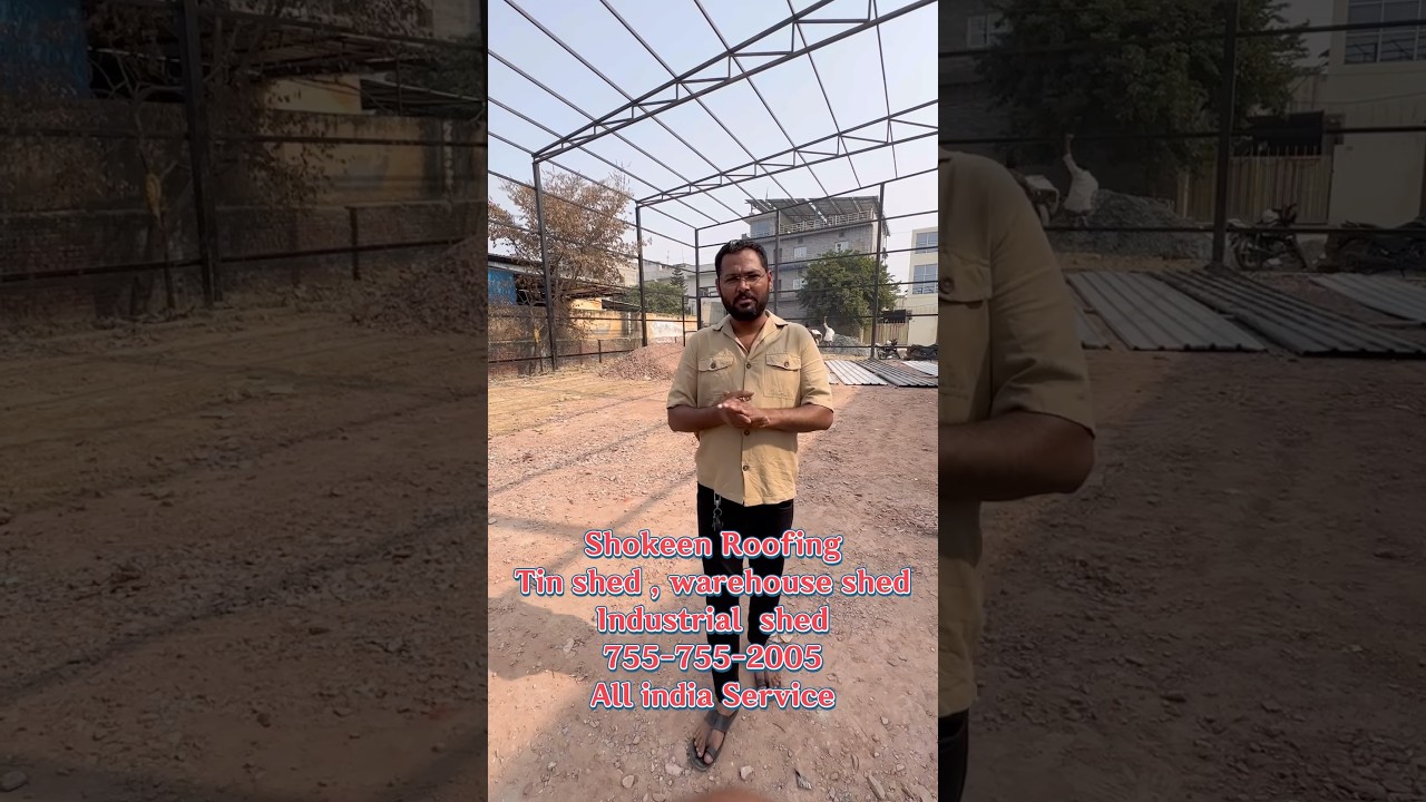 Lo-cost shed , kam kharche me shed , warehouse shed , industrial shed , Godown shed factory shed ￼