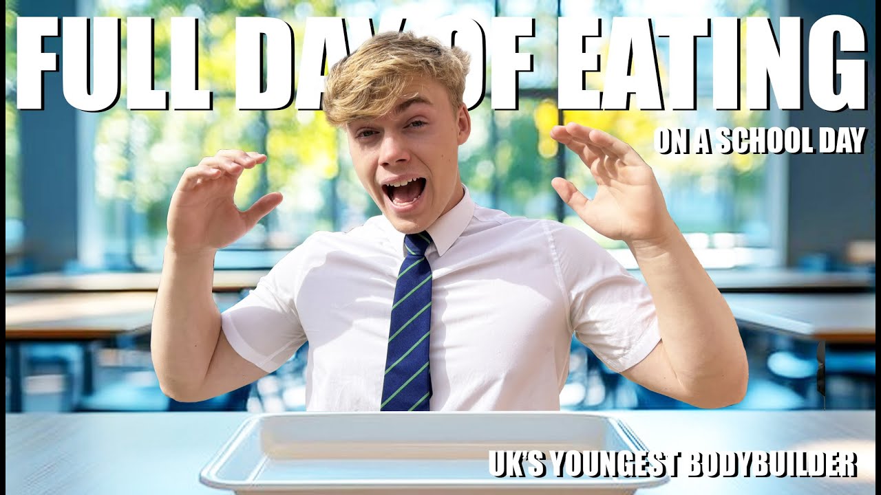 Full Day of Eating at School 🍎 | Teen Bodybuilder (14)
