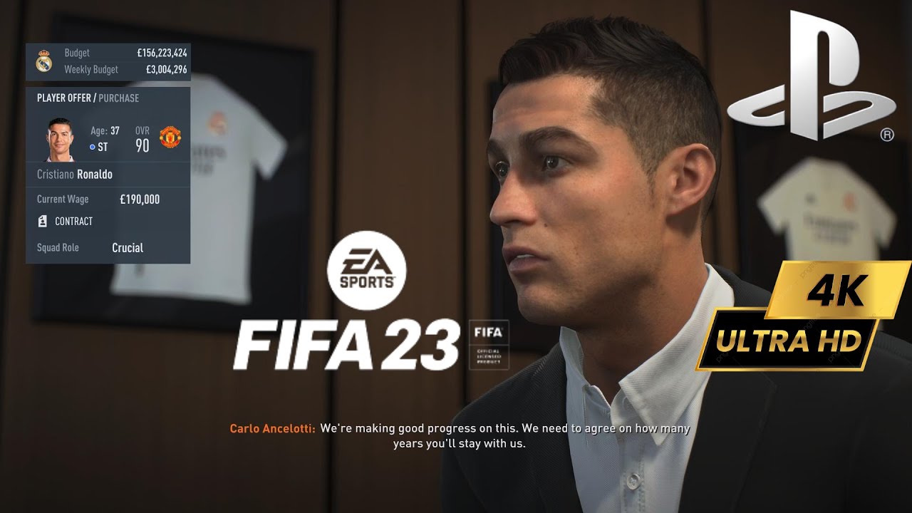 Cristiano Ronaldo Returns to Real Madrid 2023 - FIFA 23 Career Mode 1080p 60 fps