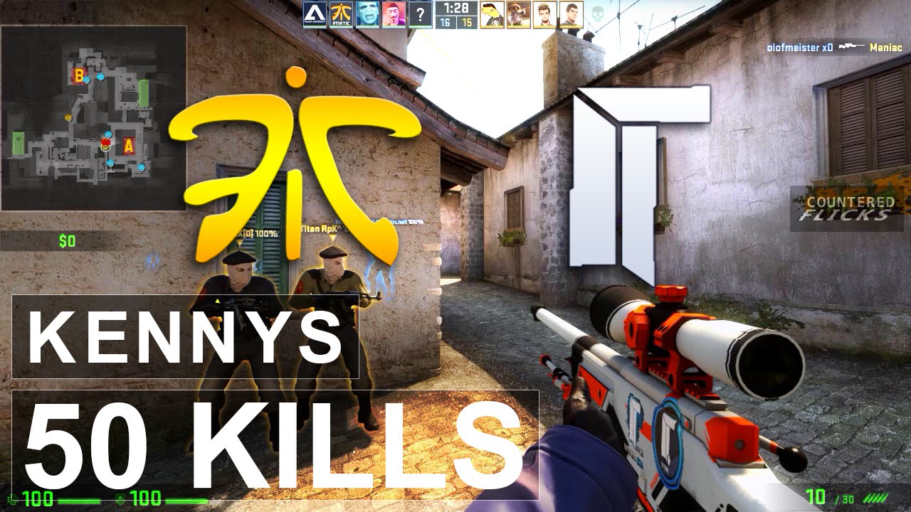 kennyS POV 50-29 vs. fnatic (Inferno Online Pantamera Challenge)