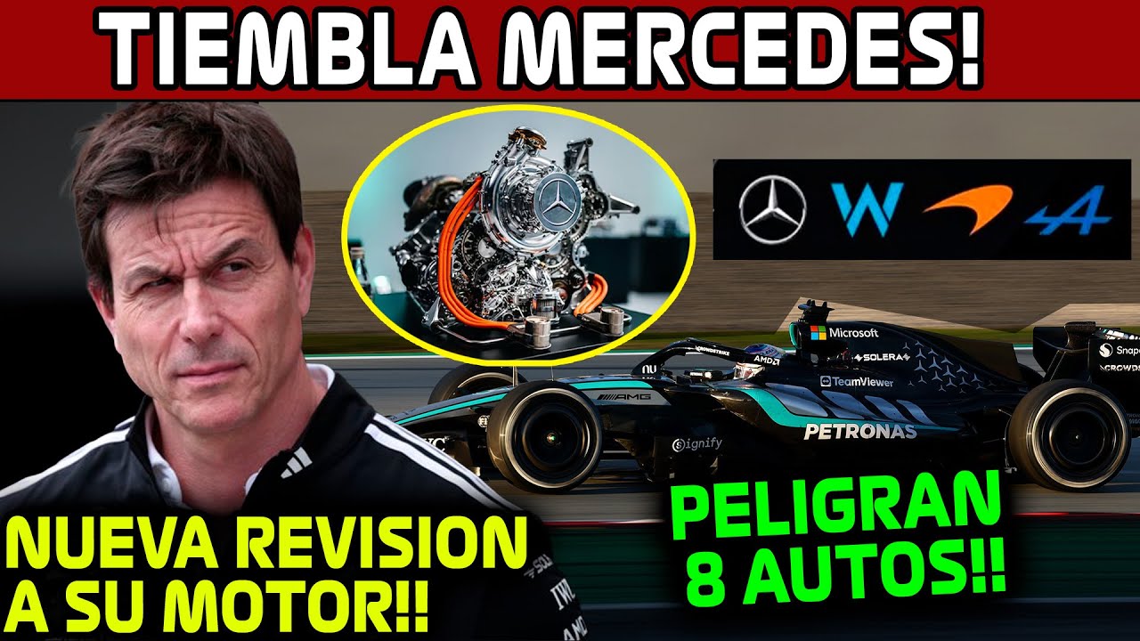 ESCANDALO en LA F1!! MERCEDES PODRIA QUEDAR FUERA!! NUEVA REVISION en SUS MOTORES!! NOTICIAS F1 2026