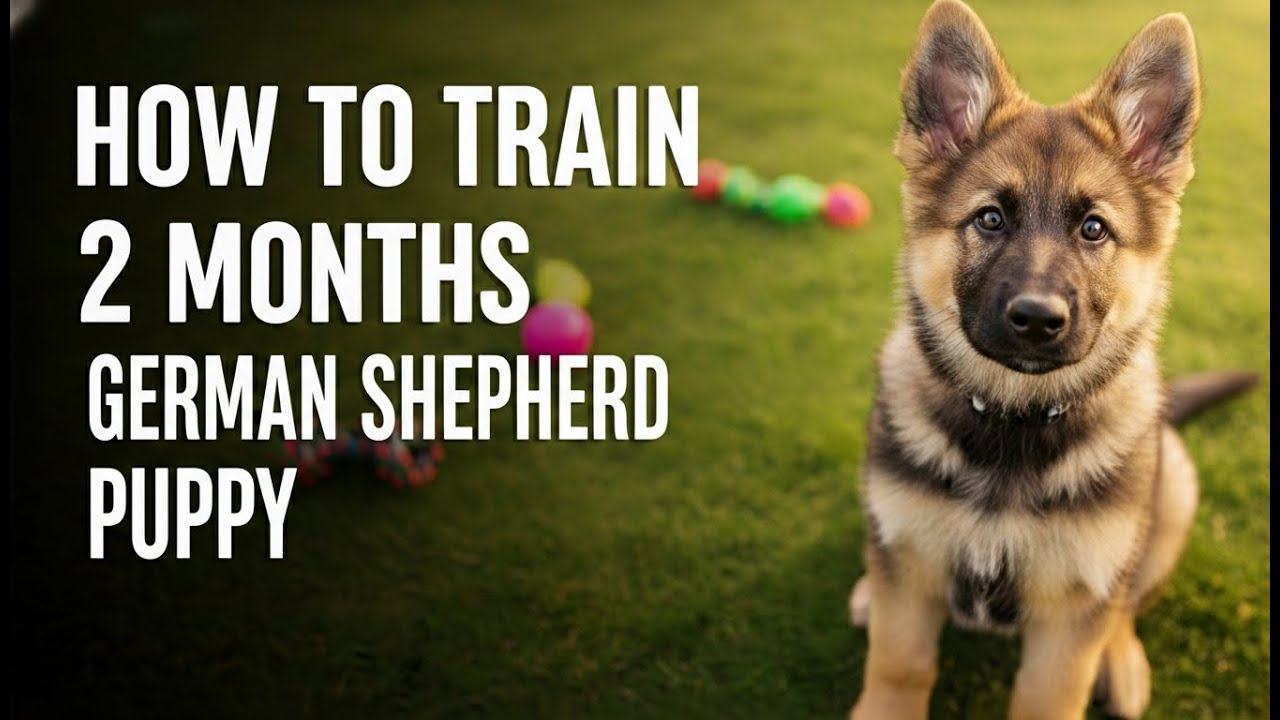 How to Train 2 Months German Shepherd Puppy | Complete Guide