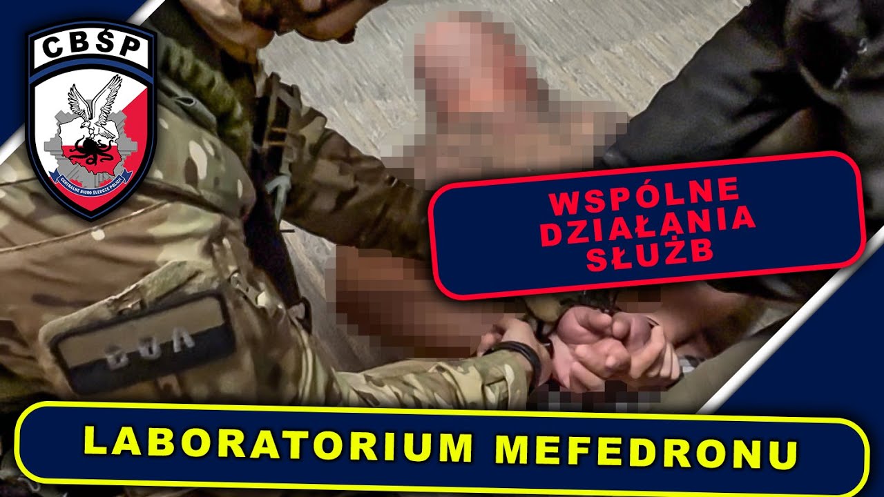Wspólna akcja służb: zlikwidowano laboratorium mefedronu i zatrzymano członków grupy przestępczej