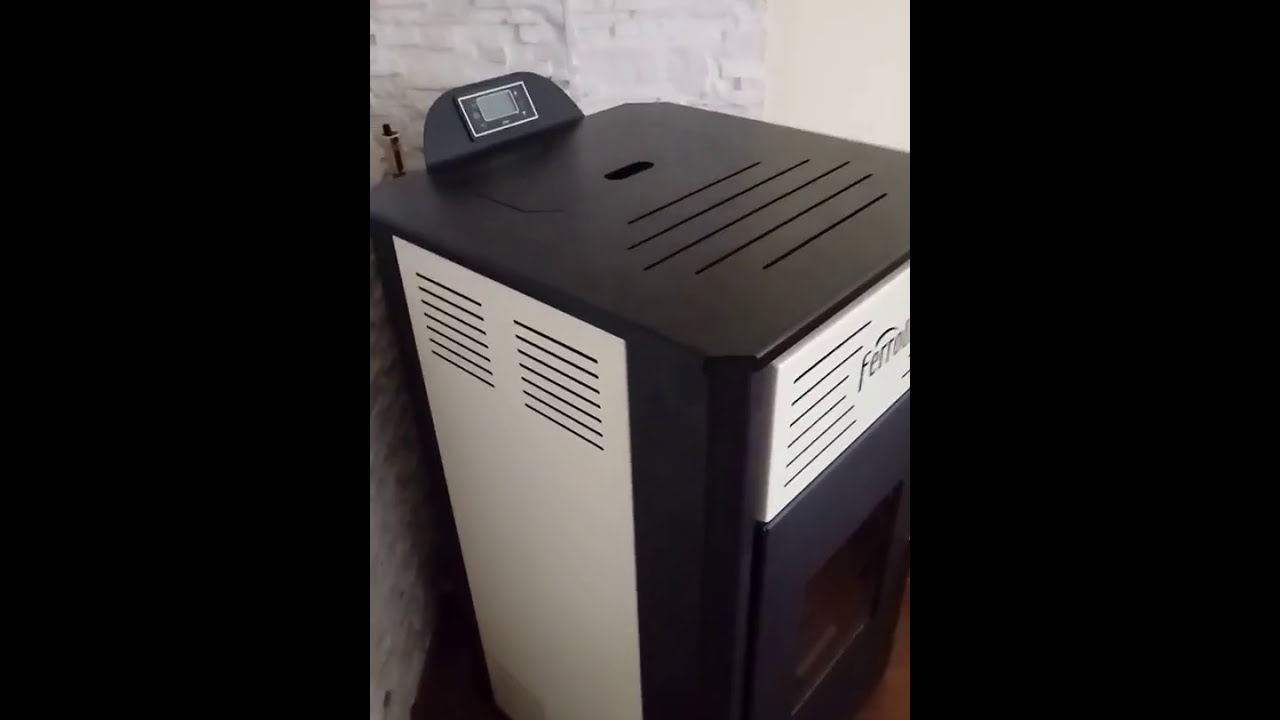 Kominek z płaszczem wodnym Ferroli Breta Pellet 18 Fireplace with a water jacket Ferroli #NONSTOP
