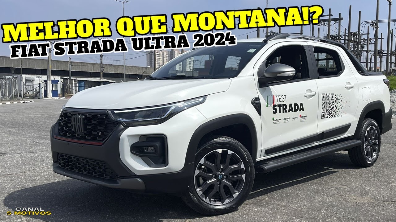 NOVA FIAT STRADA ULTRA 2024 AGORA COM MOTOR TURBO - É A MELHOR DA CATEGORIA?